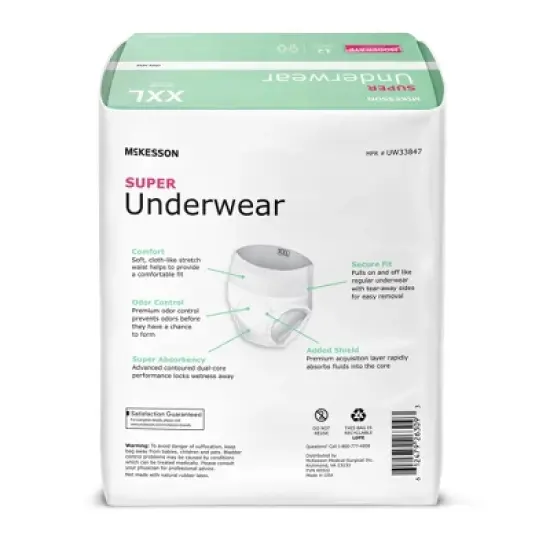 McKesson Disposable Underwear, Moderate image {1}