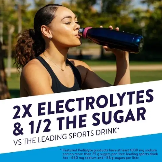 Pedialyte Fast Hydration Electrolyte Powdered Drink - Fruit Punch - 1.2oz/4pk image {3}