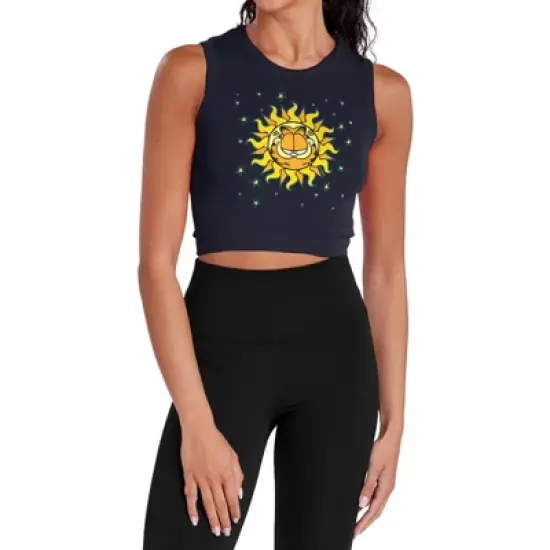 Women's Garfieldcelestial Sleeveless Crop Top Tank image {5}