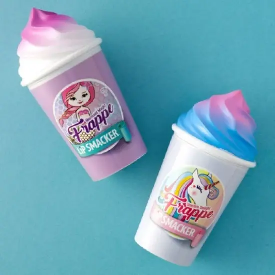 Lip Smacker Beverage Frappe Cup +  Lip Balm - Unicorn/Mermaid - 3pk image {4}