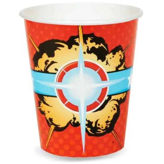 Birthday Express Superhero Party Paper Cups image {1}