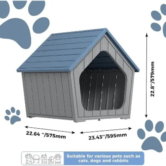 Decksplore Cat Bed for Outdoor Indoor Weatherproof Cat Shelters for Small Outdoor Shelter image {12}
