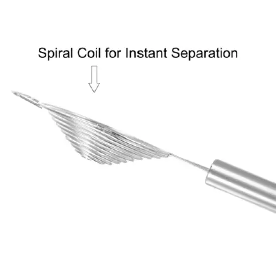 Unique Bargains Stainless Steel Long Handle Commercial Use Easy to Clean Egg Separator 10 x 3.6 inches Silver 1 Pc image {2}