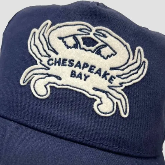 Mighty Fine Chesapeake Bay Baseball Hat - Navy Blue image {3}