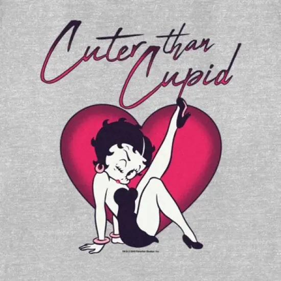 Women's Betty Boop Cuter Than Cupid T-Shirt image {1}