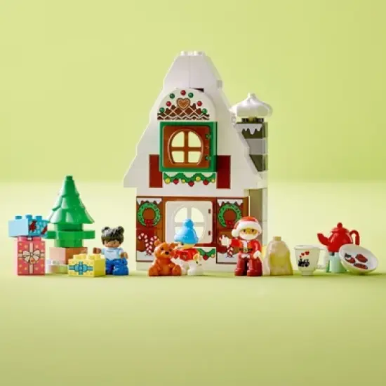 LEGO DUPLO Santa's Gingerbread House Toy 10976 image {5}