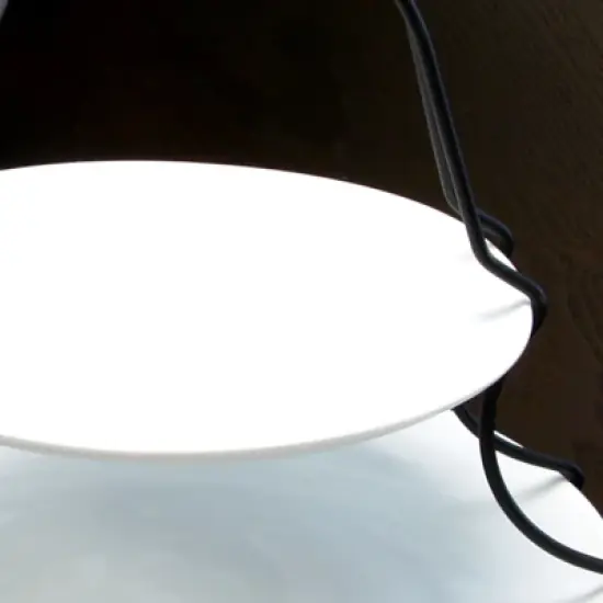 Gibson Elite Gracious Dining 2 Tiered Serving Set with Metal Rack in  White image {3}