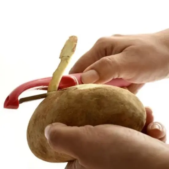Norpro Grip-EZ Stainless Steel Blade Swivel Fruit & Veggie Peeler image {2}