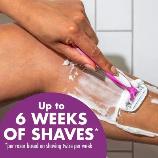 BiC Soleil Sensitive Advanced 5-Blade Women's Disposable Razors image {4}