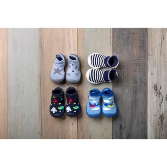 Komuello Baby Boy First Walk Sock Shoes Galaxy image {8}