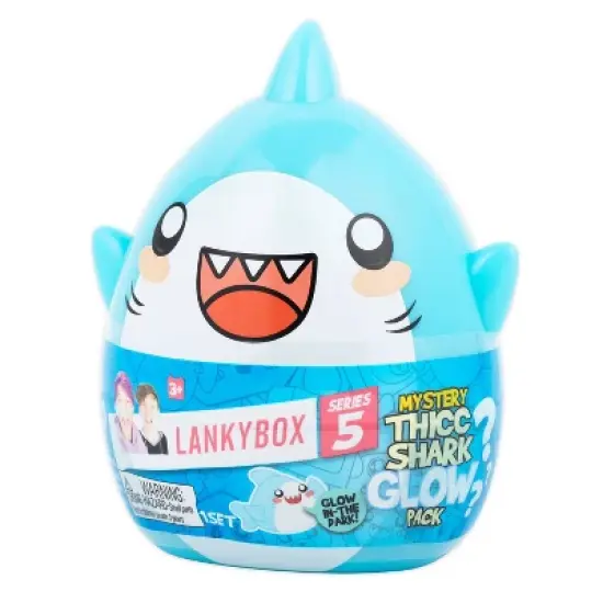 LankyBox Thicc Shark Glow-in-the-Dark Set image {3}