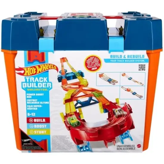 Hot Wheels Track Builder Unlimited Power Boost Box id Enhanced Play Set GNJ01 image {6}
