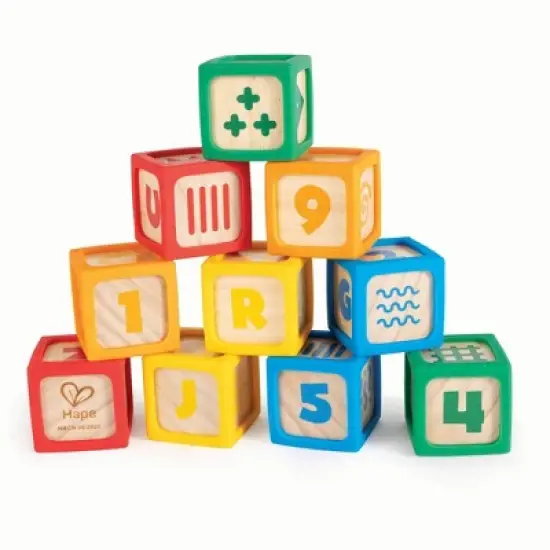 Hape My First Wooden Blocks Stacking Toy image {2}