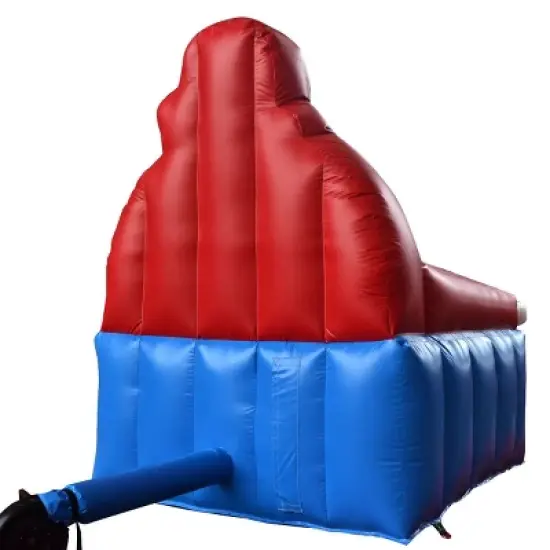 Costway Inflatable Santa Claus Water Park Castle Jumper Christmas Bounce House Without Blower image {2}