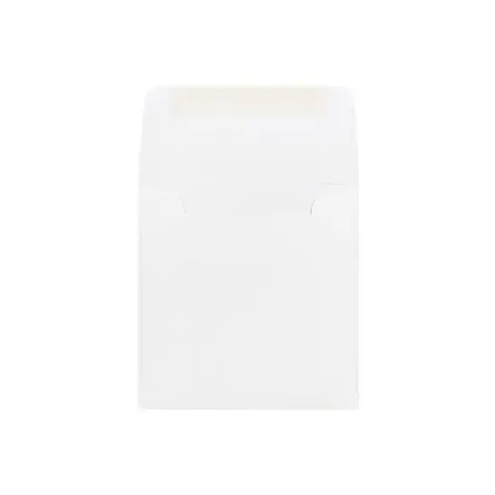JAM Paper 4.5 x 4.5 Square Invitation Envelopes White 439911145 image {1}