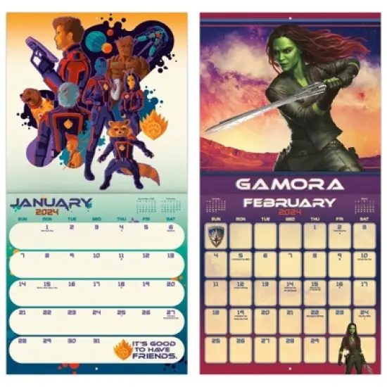 Trends International Inc. 2023-24 Wall Calendar 12"x12" Marvel Guardians of the Galaxy Vol. 3 image {5}