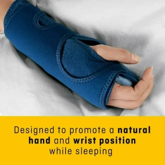 FUTURO Night Wrist Support, Adjustable Sleeping Wrist Brace - 1pk image {3}