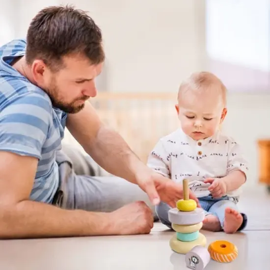 Leo & Friends Alice Wooden Stacking Toy image {1}