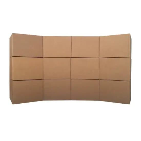 UBMOVE Pack of 12 Large Corrugated Moving Boxes 20" x 20" x15" image {2}