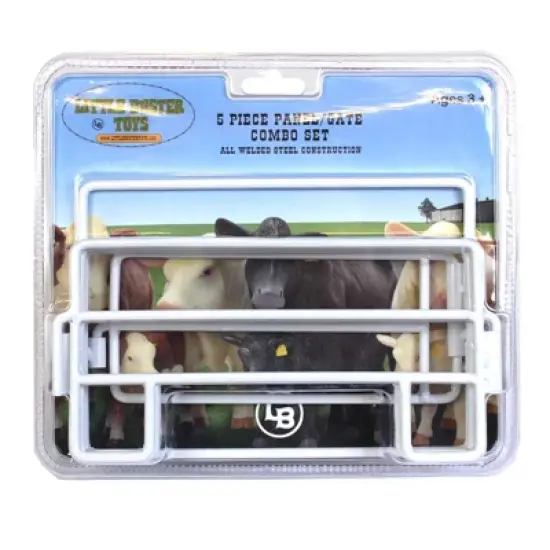 Little Buster Toys 1/16th 5 Piece White Panel/Gate Combo Set 200832 image {1}