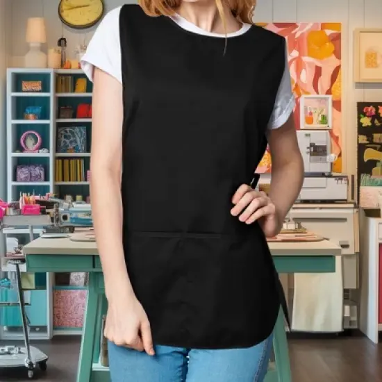 Dalix Cobbler Apron 2 Pockets Smock Regular 28.5" x 18.5" image {4}