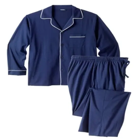 KingSize Men's Big & Tall Long Sleeve Pajama Set image {4}