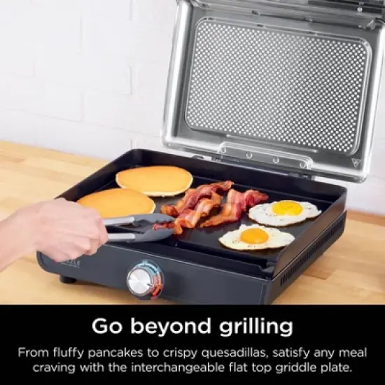 Ninja Sizzle Indoor Grill & Griddle with Interchangeable Plates - GR101 image {4}