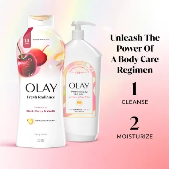 Olay Fresh Outlast Black Cherry & Vanilla Body Wash - 22 fl oz image {6}