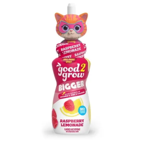 good2grow BIGGER Raspberry Lemonade Juice - 10 fl oz Bottle image {5}