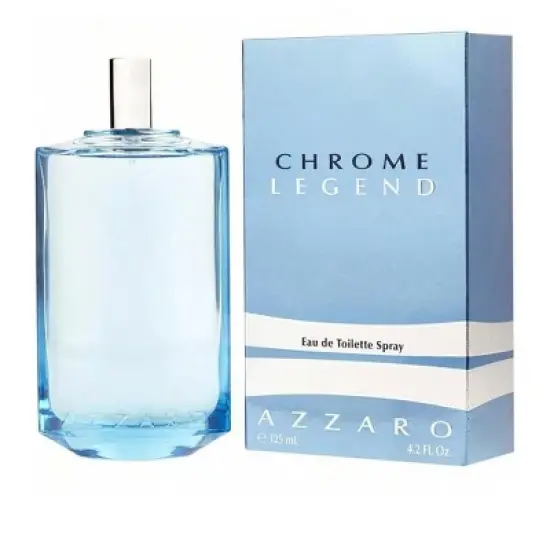 Chrome Legend By Azzaro Men Moss, Musk, Sea Spray, Apple, Tea Edt Spray 4.2 Oz image {1}