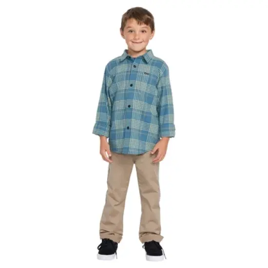 Volcom Toddler Boys Caden Plaid Long Sleeve Shirt image {2}