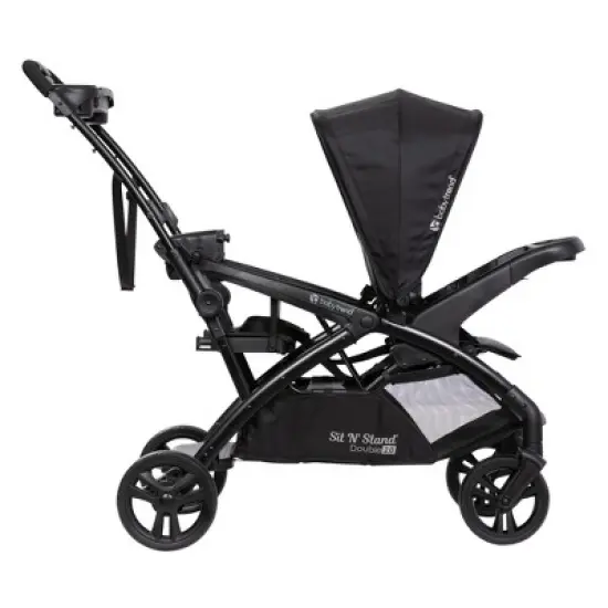 Baby Trend Sit N' Stand Double 2.0 Stroller - Madrid Black image {5}