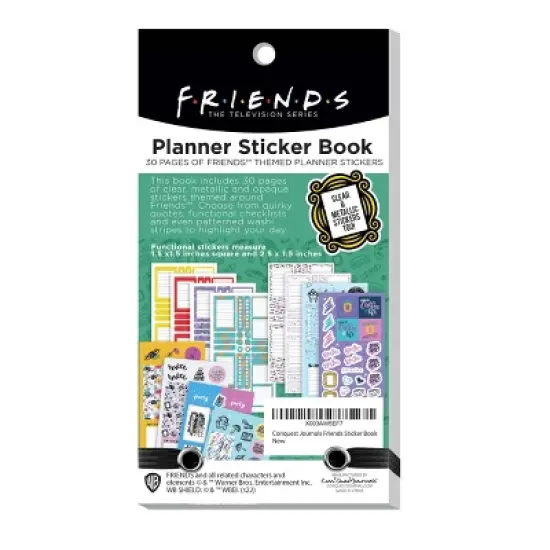 Warner Bros. Friends 1000ct Planner Sticker Book image {1}