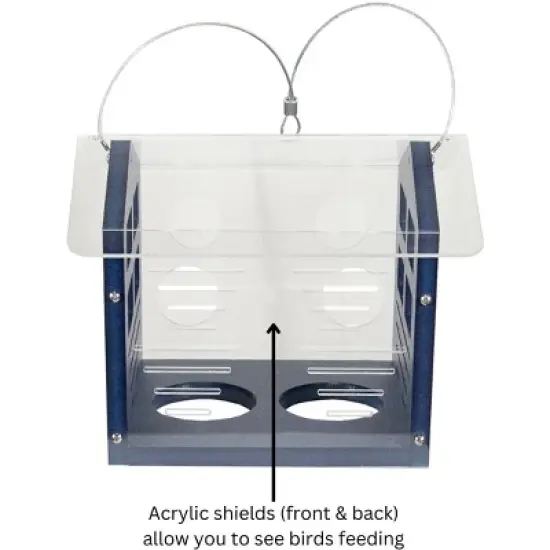 JCS Wildlife Enclosed Bluebird Feeder 2.0 image {6}
