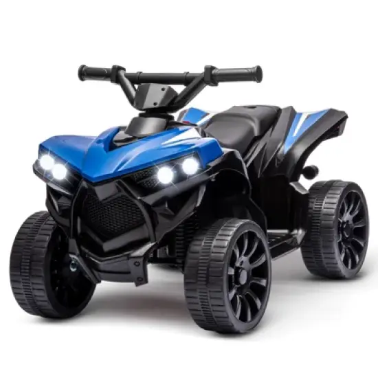 Acekool Kids 6V ATV 4 Wheeler Ride-On Toy with Music, Foot Pedal, Wear-Resistant Wheels, Battery Powered Electric Quad Car image {8}
