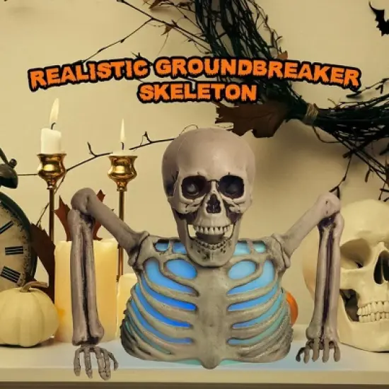 Presence 10-inch Halloween Colorful Groundbreaker Skeleton image {7}
