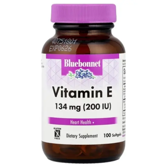 Bluebonnet Nutrition Vitamin E, 100 Softgels image {4}