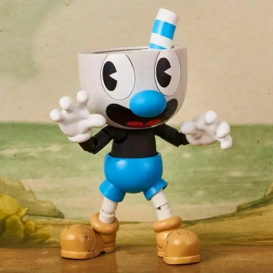 1000toys Inc Cuphead Mugman 5.3 Inch Action Figure image {2}