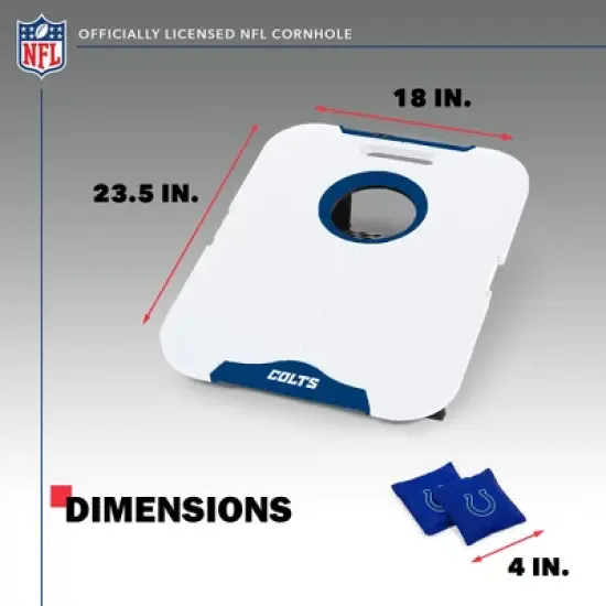 NFL Indianapolis Colts All-Weather Travel Cornhole Set image {4}