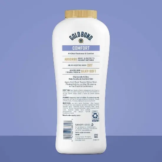 Gold Bond - Ultimate Body Powder, Comfort with Aloe & Chamomile, 10 Oz image {3}