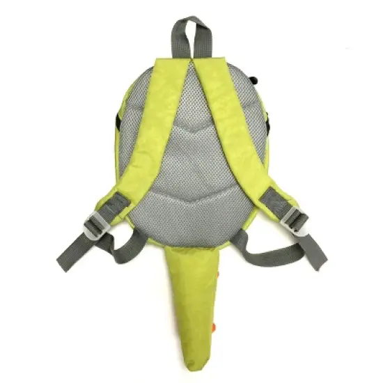 Wrapables Children's Dinosaur Backpack Schoolbag, Light Green image {2}