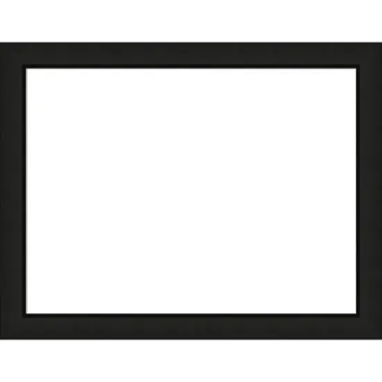 Amanti Art Midnight Black Narrow Framed Dry Erase Magnetic Board image {11}