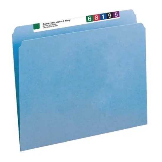 Smead File Folder, Straight Cut, Letter Size, 100 per Box image {2}
