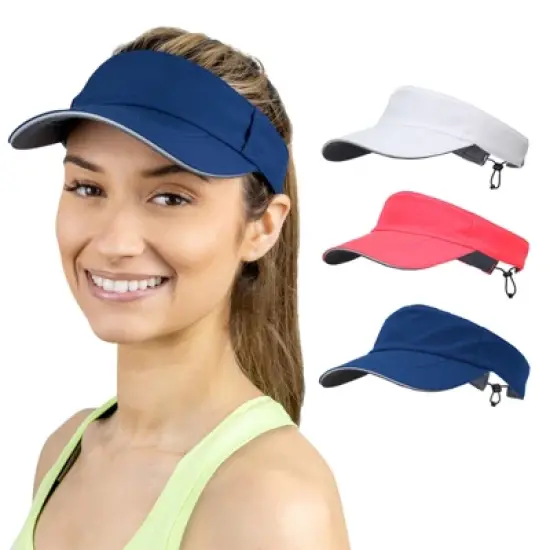 TrailHeads Women&rsquo;s Sun Visor Hat - Summer Visors for Running, Tennis, Golf, Softball, Workouts image {15}