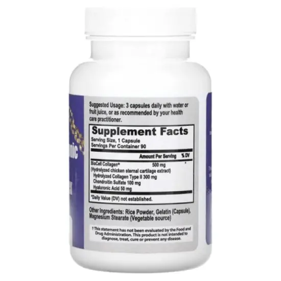 California Natural HA, Hyaluronic Acid Complex, 90 Capsules image {1}