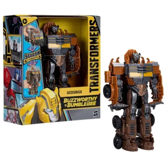 Transformers Buzzworthy Bumblebee Smash Changers Scourge Action Figure image {2}