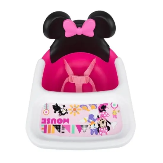 Minnie Mouse by The First Years Mealtime Booster Seat - Pink/White image {6}