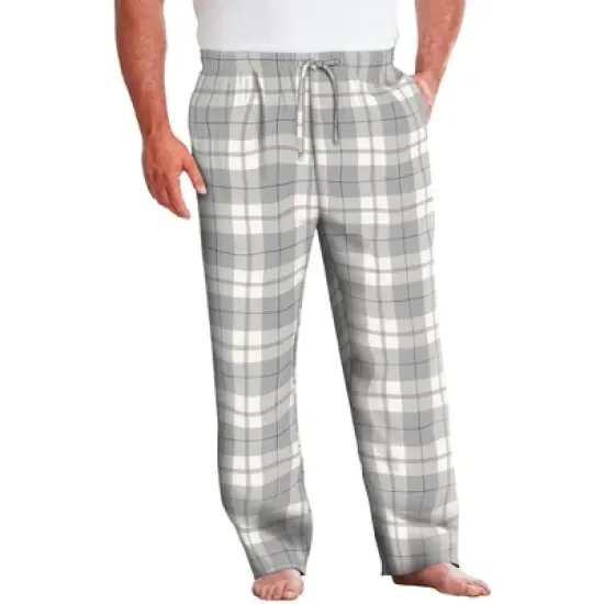 KingSize Men's Big & Tall Flannel Plaid Pajama Pants Pajama Bottoms image {16}