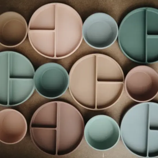 Mushie Silicone Suction Bowl image {3}