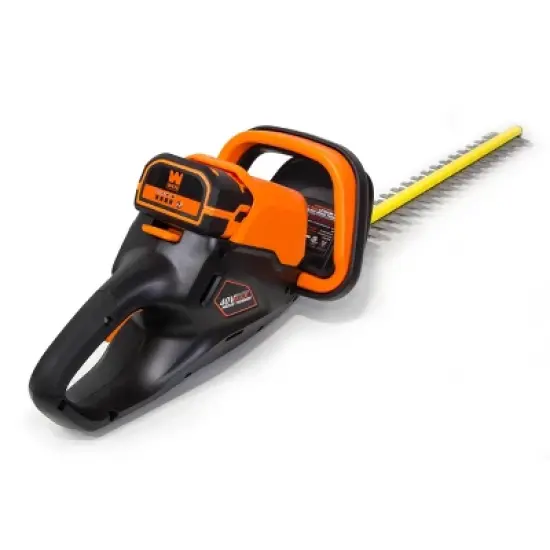 WEN 40415 40V Max Lithium-Ion 24" Cordless Hedge Trimmer with 2Ah Battery and Charger image {1}